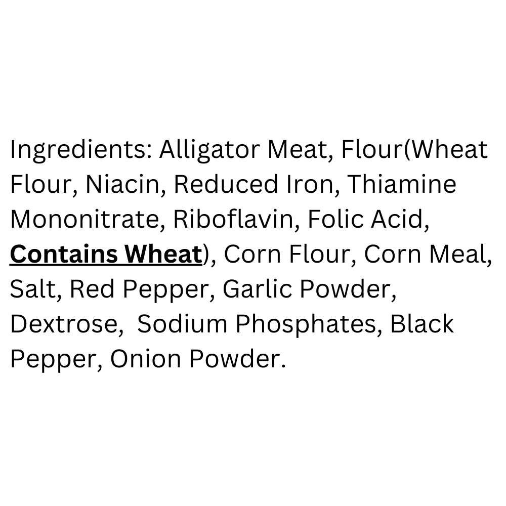 Gator Nuggets by Country Boy Gator - 1lb Package (25-30 Nuggets)