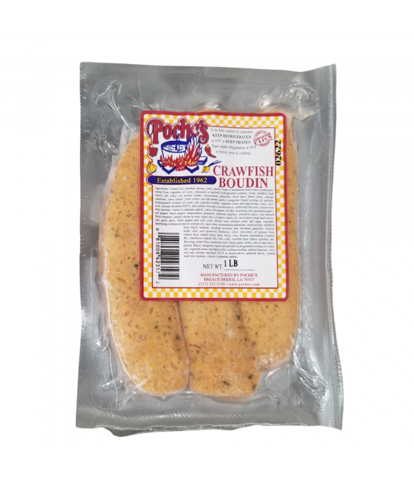 Poches Crawfish Boudin 1lb